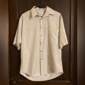 Henry Grethel Men’s Print Shirt, in Medium.